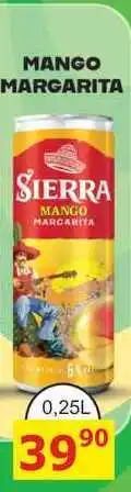 BENE Nápoje SIERRA MANGO MARGARITA 0,25l míchaný nápoj nabídka