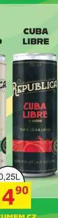 BENE Nápoje CUBA LIBRE REPUBLICA 0,25l míchaný nápoj nabídka