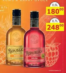 BENE Nápoje BOŽKOV REPUBLIC MANGO, MALINA nabídka