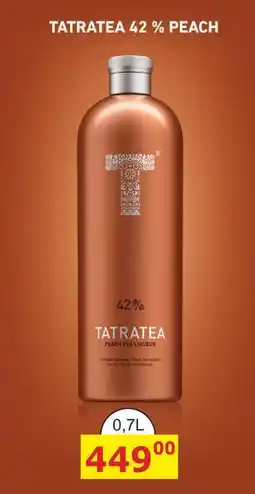 BENE Nápoje TATRATEA 42 % PEACH nabídka