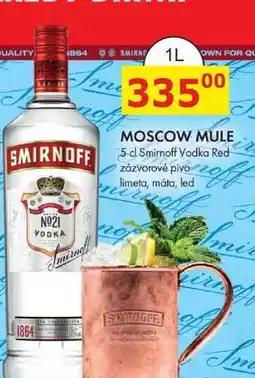 BENE Nápoje Smirnoff Vodka nabídka