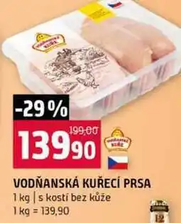 Terno VODŇANSKÁ KUŘECÍ PRSA 1 kg s kostí bez kůže nabídka