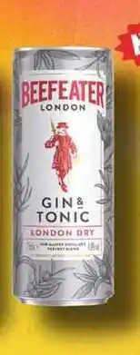 BENE Nápoje BEEFEATER LONDON GIN & TONIC LONDON DRY 0,25l plech nabídka