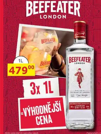 BENE Nápoje Beefeater London dry gin nabídka