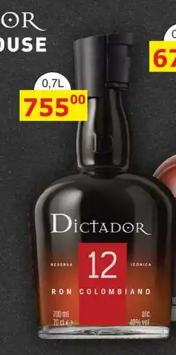 BENE Nápoje Dictador 12y 0,7l 40% nabídka