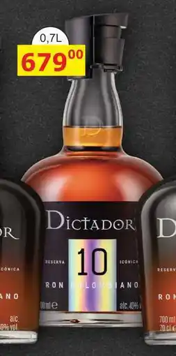 BENE Nápoje Dictador 10y nabídka