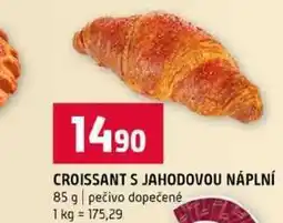 Terno CROISSANTS JAHODOVOU NÁPLNÍ 85 g pečivo dopečené nabídka