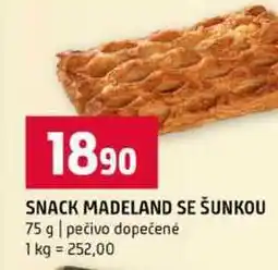 Terno SNACK MADELAND SE ŠUNKOU 75 g pečivo dopečené nabídka