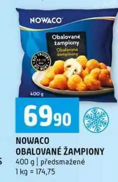 Terno NOWACO OBALOVANÉ ŽAMPIONY 400 g předsmažené nabídka