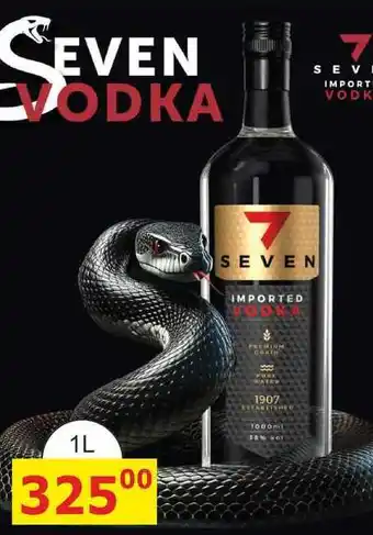 BENE Nápoje SEVEN VODKA nabídka