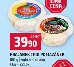 Terno KRAJÁNEK TRIO POMAZÁNEK 180 g vybrané druhy nabídka