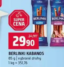 Terno BERLINKI KABANOS 85 g vybrané druhy nabídka