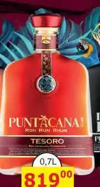 BENE Nápoje Puntacana Club Tesoro 0,7l 38% nabídka