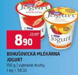 Terno BOHUŠOVICKÁ MLÉKÁRNA JOGURT 150 g vybrané druhy nabídka
