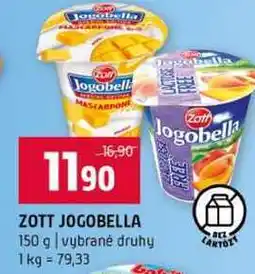 Terno ZOTT JOGOBELLA 150 g vybrané druhy nabídka