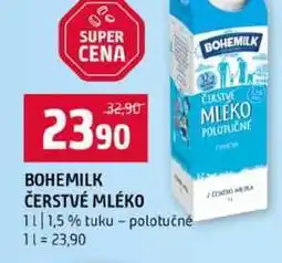 Terno BOHEMILK ČERSTVÉ MLÉKO 1,5 % tuku polotučné nabídka