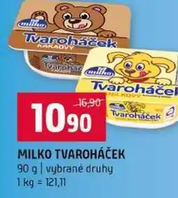 Terno MILKO TVAROHÁČEK 90 g vybrané druhy nabídka