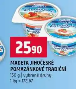 Terno MADETA JIHOČESKÉ POMAZÁNKOVÉ TRADIČNÍ 150 g vybrané druhy nabídka