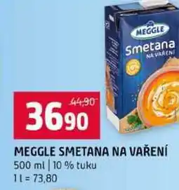 Terno MEGGLE SMETANA NA VAŘENÍ 500 ml 10 % tuku nabídka