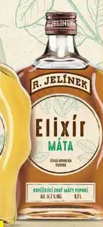 BENE Nápoje R. JELÍNEK Elixír Máta nabídka