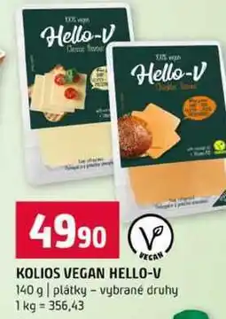 Terno KOLIOS VEGAN HELLO-V 140 g plátky vybrané druhy nabídka
