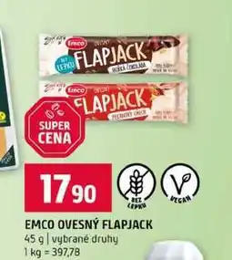 Terno EMCO OVESNÝ FLAPJACK 45 g vybrané druhy nabídka