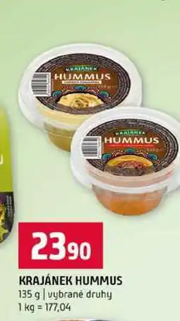 Terno KRAJÁNEK HUMMUS 135 g vybrané druhy nabídka