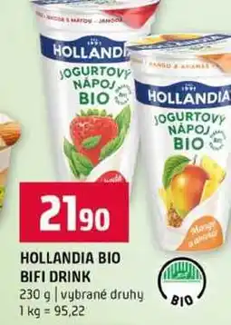 Terno HOLLANDIA BIO BIFI DRINK 230 g vybrané druhy nabídka