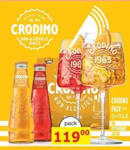 BENE Nápoje CRODINO PACK= nabídka