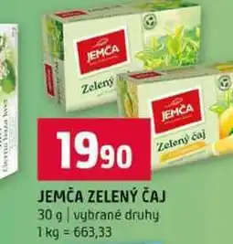 Terno JEMČA ZELENÝ ČAJ 30 g vybrané druhy nabídka