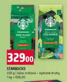 Terno STARBUCKS 450 g káva zrnková vybrané druhy nabídka