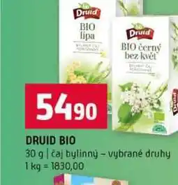 Terno DRUID BIO 30 g čaj bylinný vybrané druhy nabídka