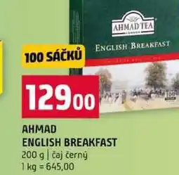 Terno AHMAD ENGLISH BREAKFAST 200 g čaj černý nabídka