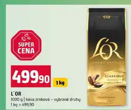 Terno L'OR 1000 g káva zrnková vybrané druhy nabídka