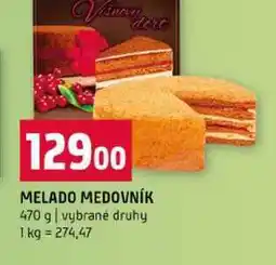 Terno MELADO MEDOVNÍK 470 g vybrané druhy nabídka