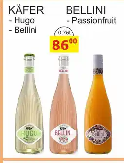 BENE Nápoje KÄFER - Hugo - Bellini nabídka