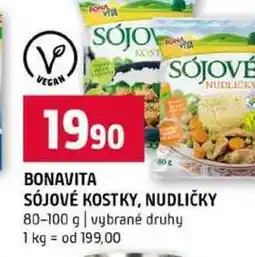 Terno BONAVITA SÓJOVÉ KOSTKY, NUDLIČKY 80-100 g vybrané druhy nabídka