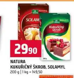 Terno NATURA KUKUŘIČNÝ ŠKROB, SOLAMYL nabídka