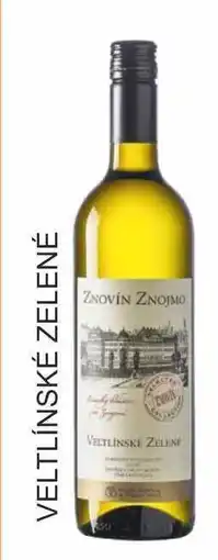 BENE Nápoje ZNOVÍN ZNOJMO 0,75L VELTLÍNSKÉ ZELENÉ nabídka