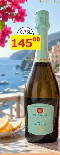 BENE Nápoje VILLA ITALIA PROSECCO DO.C BUT NATURE nabídka
