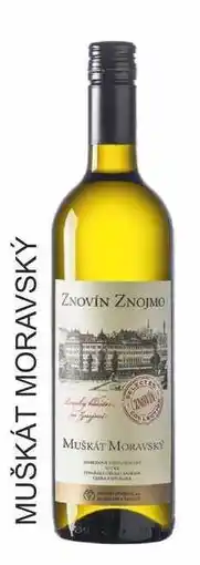BENE Nápoje ZNOVÍN ZNOJMO MUŠKÁT MORAVSKÝ nabídka