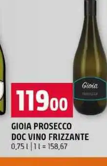 Terno GIOIA PROSECCO DOC VINO FRIZZANTE nabídka