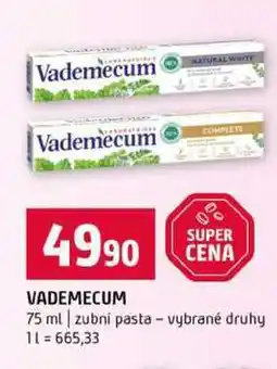 Terno VADEMECUM 75 ml zubní pasta vybrané druhy nabídka