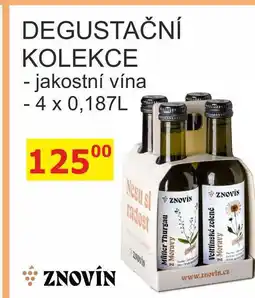 BENE Nápoje ZNOVÍN ZNOJMO DEGUSTAČNÍ KOLEKCE - jakostní vína nabídka