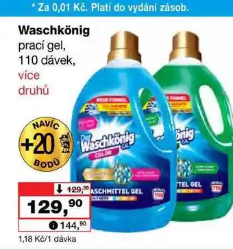 Waschkönig prací gel, 110 dávek