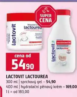 Terno LACTOVIT LACTOUREA 300 ml sprchový gel 400 ml hydratační pěnový krém nabídka