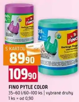 Terno FINO PYTLE COLOR 35-60l 60-100 ks vybrané druhy nabídka