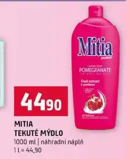 Terno MITIA TEKUTÉ MÝDLO 1000 ml náhradní náplň nabídka