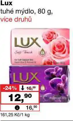 Barvy a laky drogerie Lux tuhé mýdlo nabídka