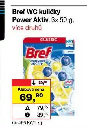 Barvy a laky drogerie Bref WC kuličky Power Aktiv nabídka